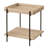Jaro Square Engineered Wood End Table Light Brown