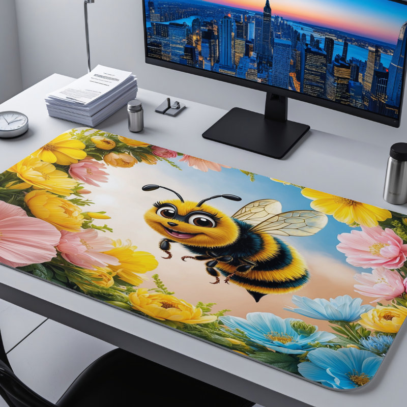 Polyester Desk Pad, 23.6x13.8