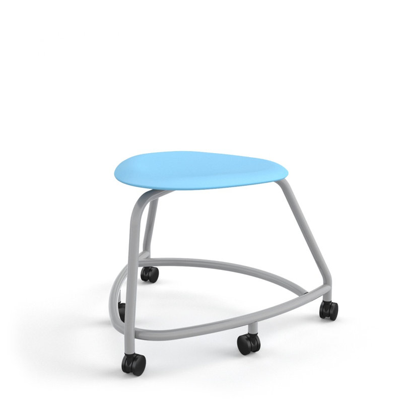 Chaise 360, roulettes rigides, Roulettes souples, Ciel, 18"