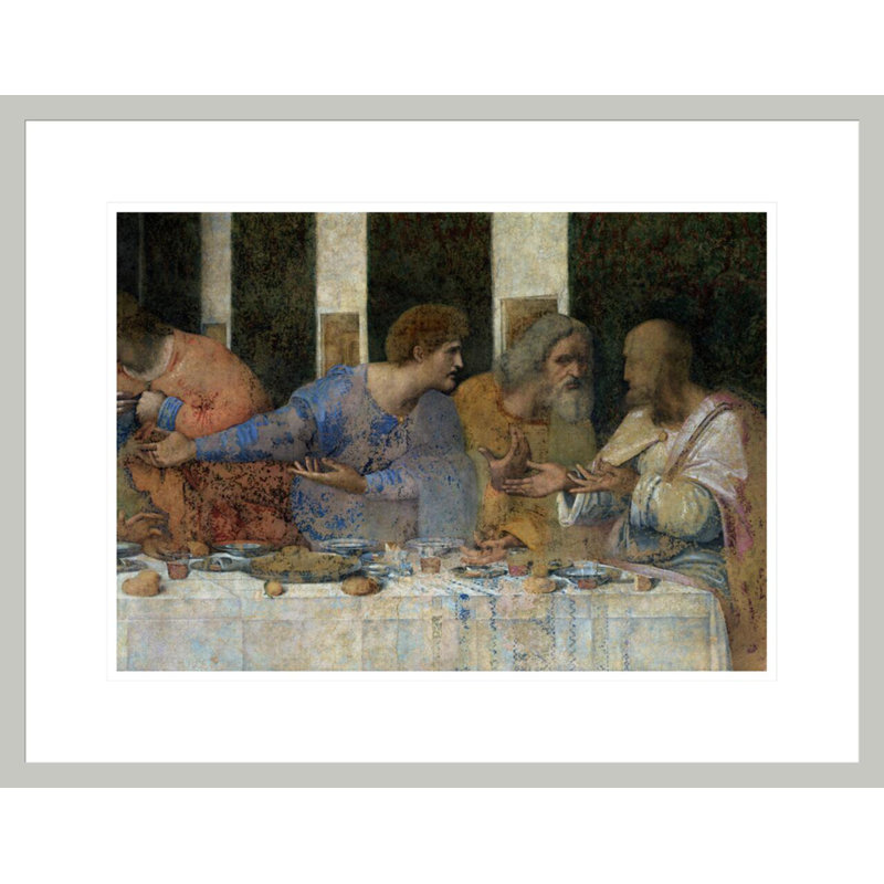 La Cène par Leonardo Da Vinci, H 17,04 po x l 21,75 po