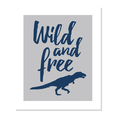 Rolled Wild Dinosaur Paper Print