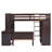Loft Bed With A Sdalone Bedshelves,Desk,And Wardrobe
