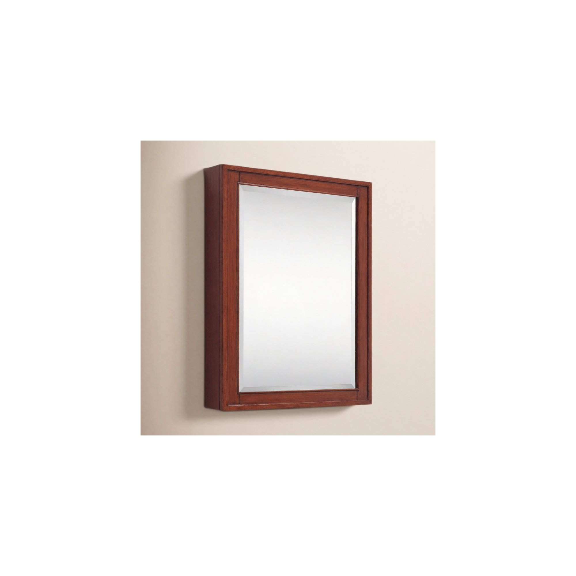 Charley Surface Medicine Cabinet, 32" H x 24" W x 5.1" D, Tobacco