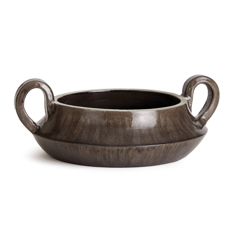 Ceramic Decorative Bowl, Gray