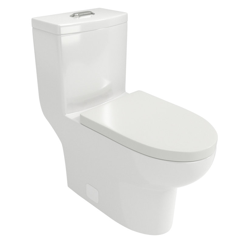 Toilette en céramique à double chasse - Utilisation efficace de l'eau, solution économique avec une chasse puissante qui élimine efficacement les déchets et reste propre