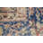 Vintage Blue Turkish Anatolian Oushak Rug: Small, Colorful, Tribal-Style Entryway Decor