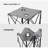 Square Foldable Outdoor Camping Table , 24 " W 22 " D-49609428