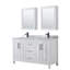 Ensemble de meuble-lavabo double 60 "avec miroir Daria-97961467-97961469-97961474