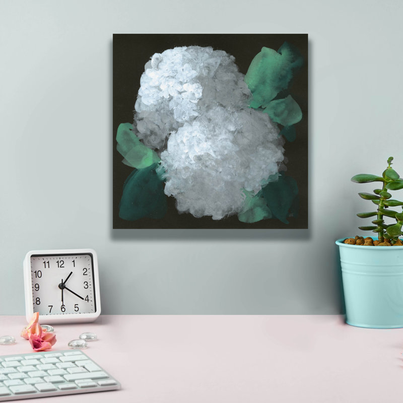 Toile épique «Hydrangea 2» par Chris Paschke, H 12 po x l 12 po x P 0,75 po