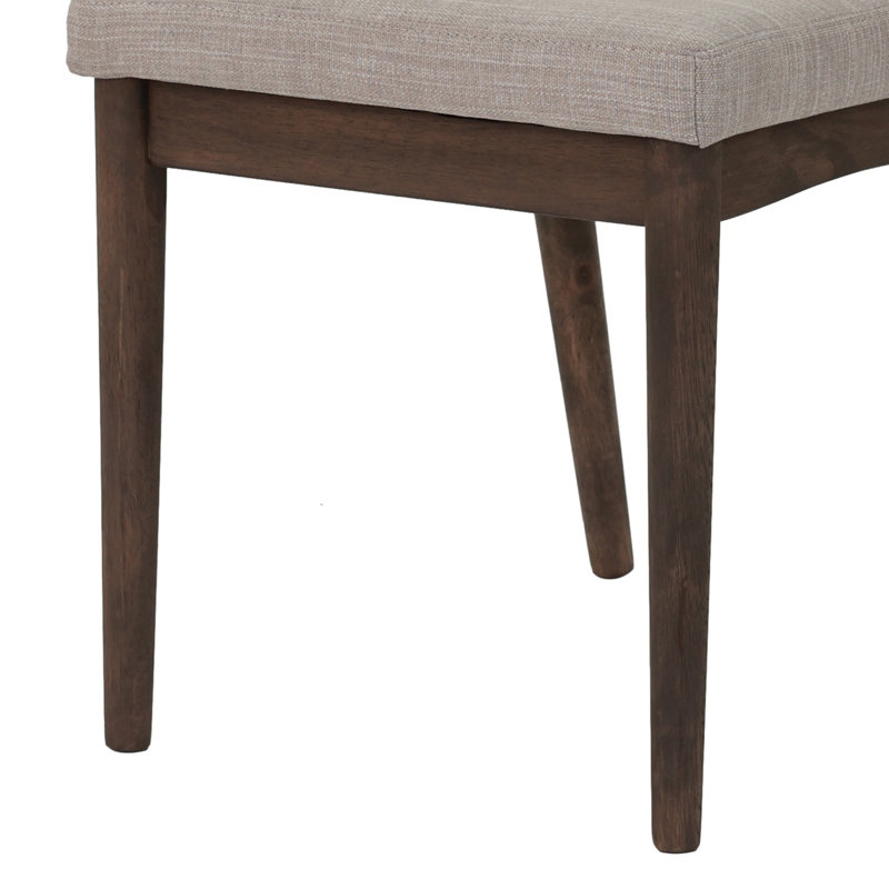 Chaise en tissu Rayman,  Brun, Beige
