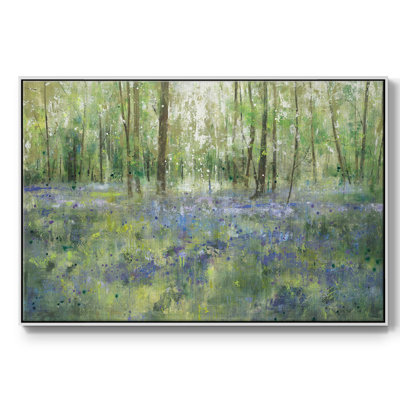 LAVENDER HILL, toile tendue avec châssis de qualité supérieure - prête à être accrochée