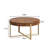 Briyan Round  Coffee Table Fir Wood Table Top with Cross Legs Base,Cocktail Table,Living Room Table-1969792351-1969792349-1988400672