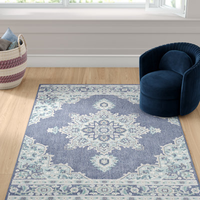 Tapis blanc / mauve Cora