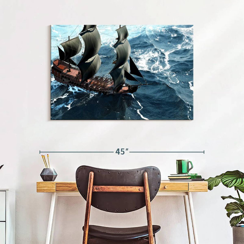 Mehar Pirate Boat, 26" H x 39" W
