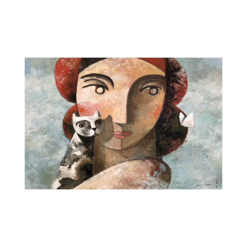 The Visit - Wrapped Canvas Painting, 101.6 cm H x 66.04 cm W x 1.91 cm D