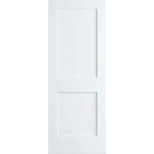 80'' Solid Wood Paneled without Installation Hardware Kit Slab Door