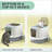 Easy to Clean Litter Box with scoop