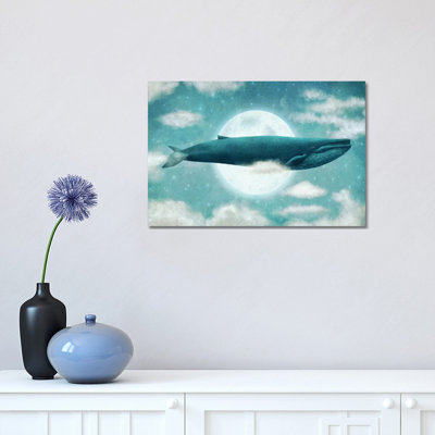 In the Clouds 1 Piece Wrapped Canvas Wall Art
