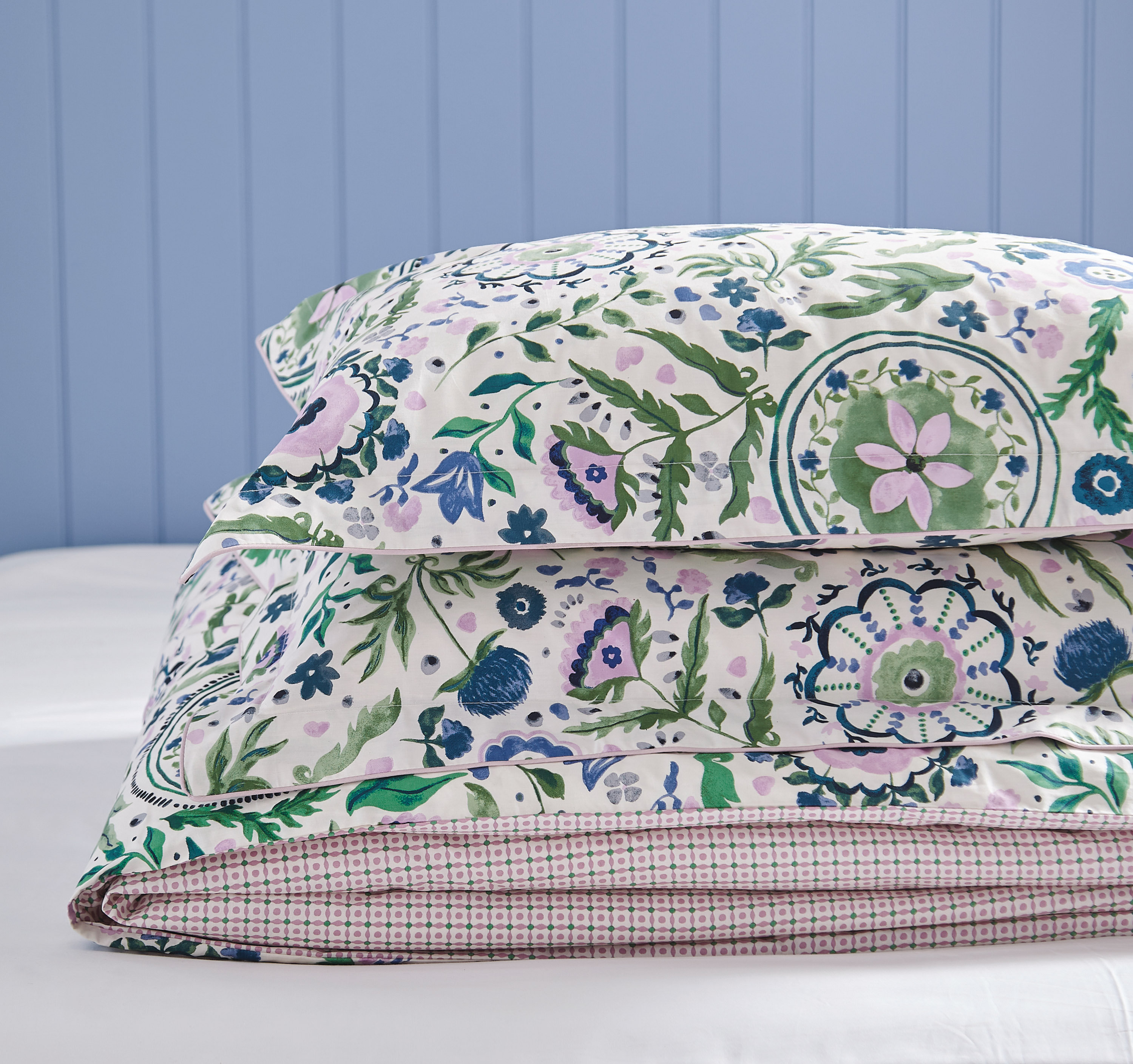 JOULES Festival Flowers Cotton Duvet Cover Set Wayfair