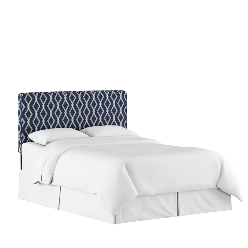 Edford Upholstered Cotton Blend Linen Blend Panel Headboard, California King