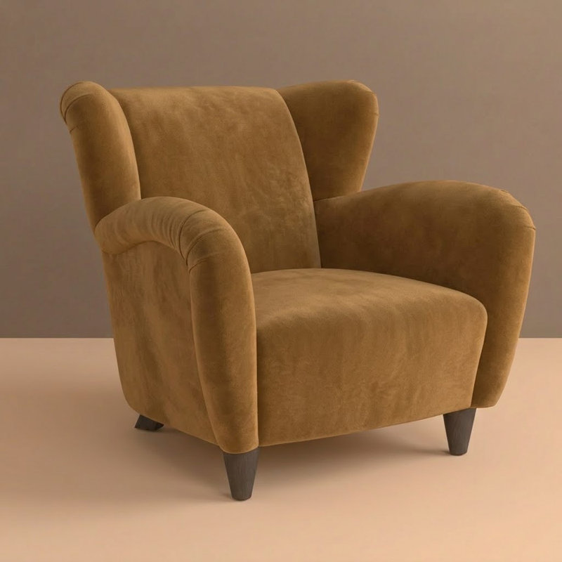 Stout Chair by River and Bord, Avon Camel Velvet