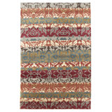 Hand Woven Wool Striped Area Rug