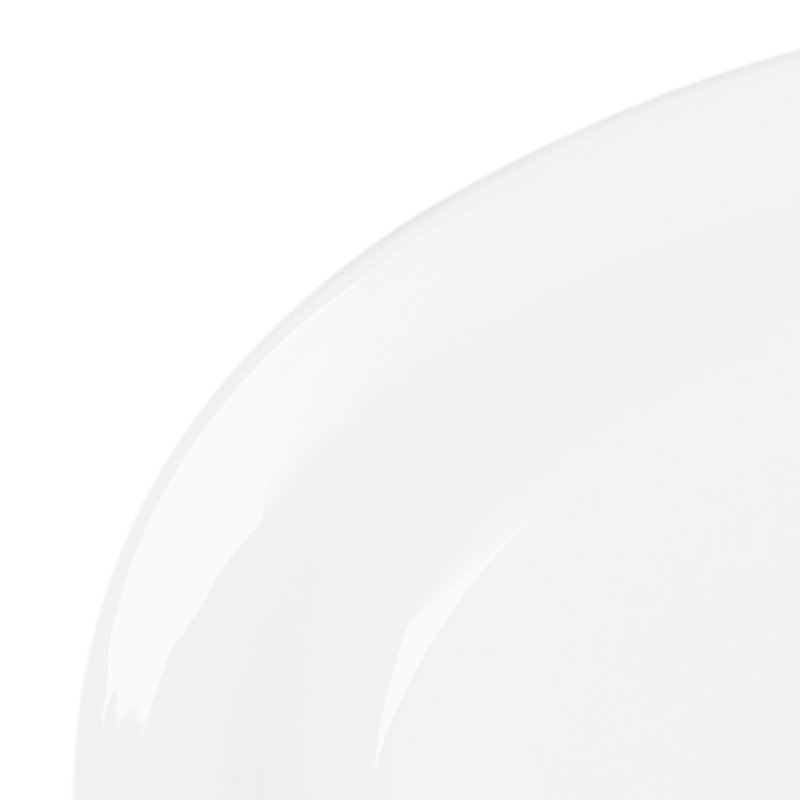 Merced Brazil 10" Melamine Dinner Plate, White