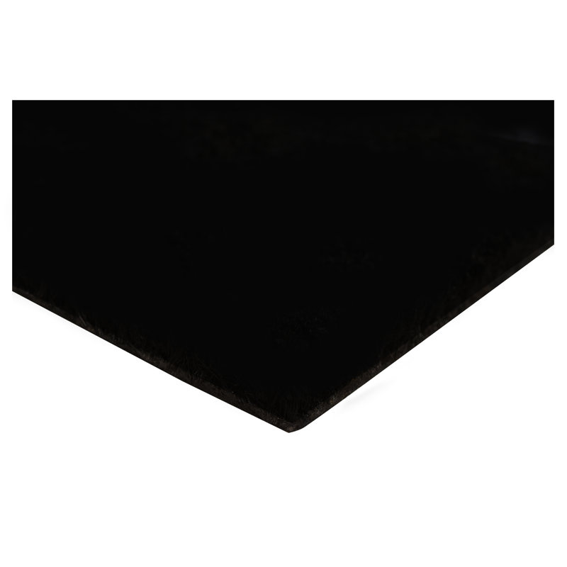 Kasper Non-Slip Doormat, 24" W x 36" L, Black