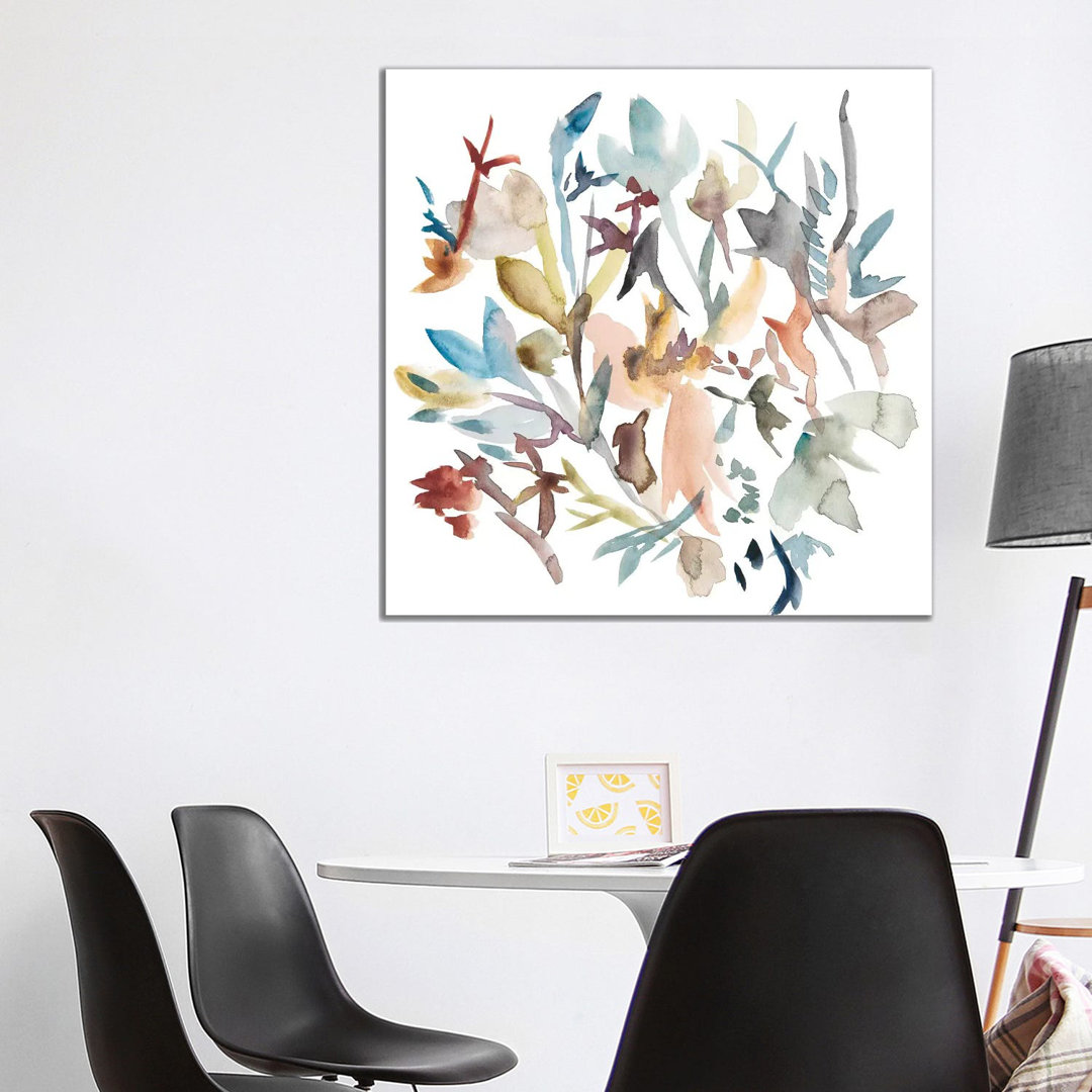 Forest Flowers I by Chariklia Zarris - Wrapped Canvas Painting