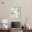 Springtime Hues I Shadowbox Print Bedroom Wall Decor by Art Remedy, White Frame, 16 x 20-1019277945-1019277926