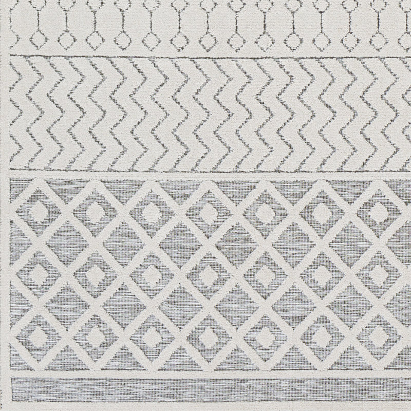 Thao Geometric Indoor / Outdoor Rug, Rectangle 5'3" x 7'3"