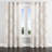 Abstract Room Darkening Curtains - Modern Bottieri Grommet Curtain - 1 Panel-842160183-842160177
