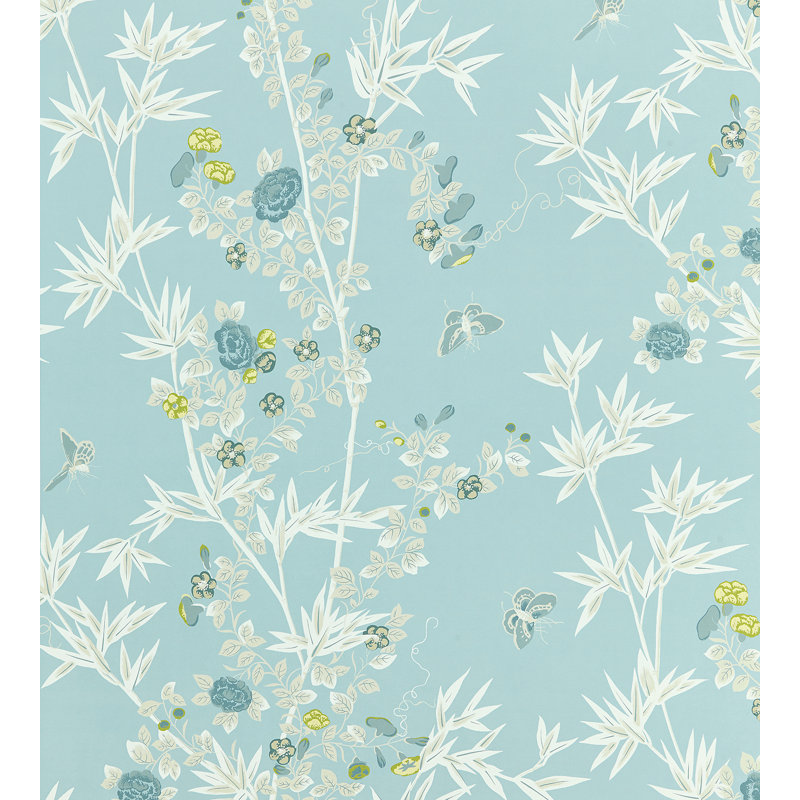 Botanica Animal Print Wallpaper Roll, Ciel