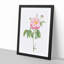 A Provins Rose In Pink by Pierre-Joseph Redoute - Single Picture Frame Painting-55450860-55450864