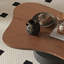 Table basse en bois avec 2 tiroirs