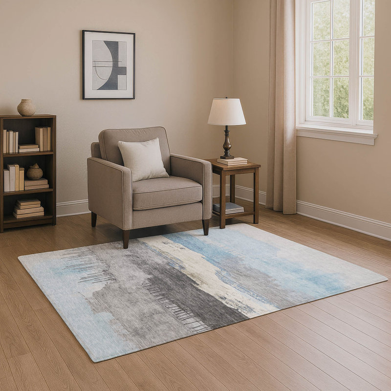 Tapis moderne lavable à la machine de qualité supérieure Fairwood AMF1880, Rectangle 10' x 14'