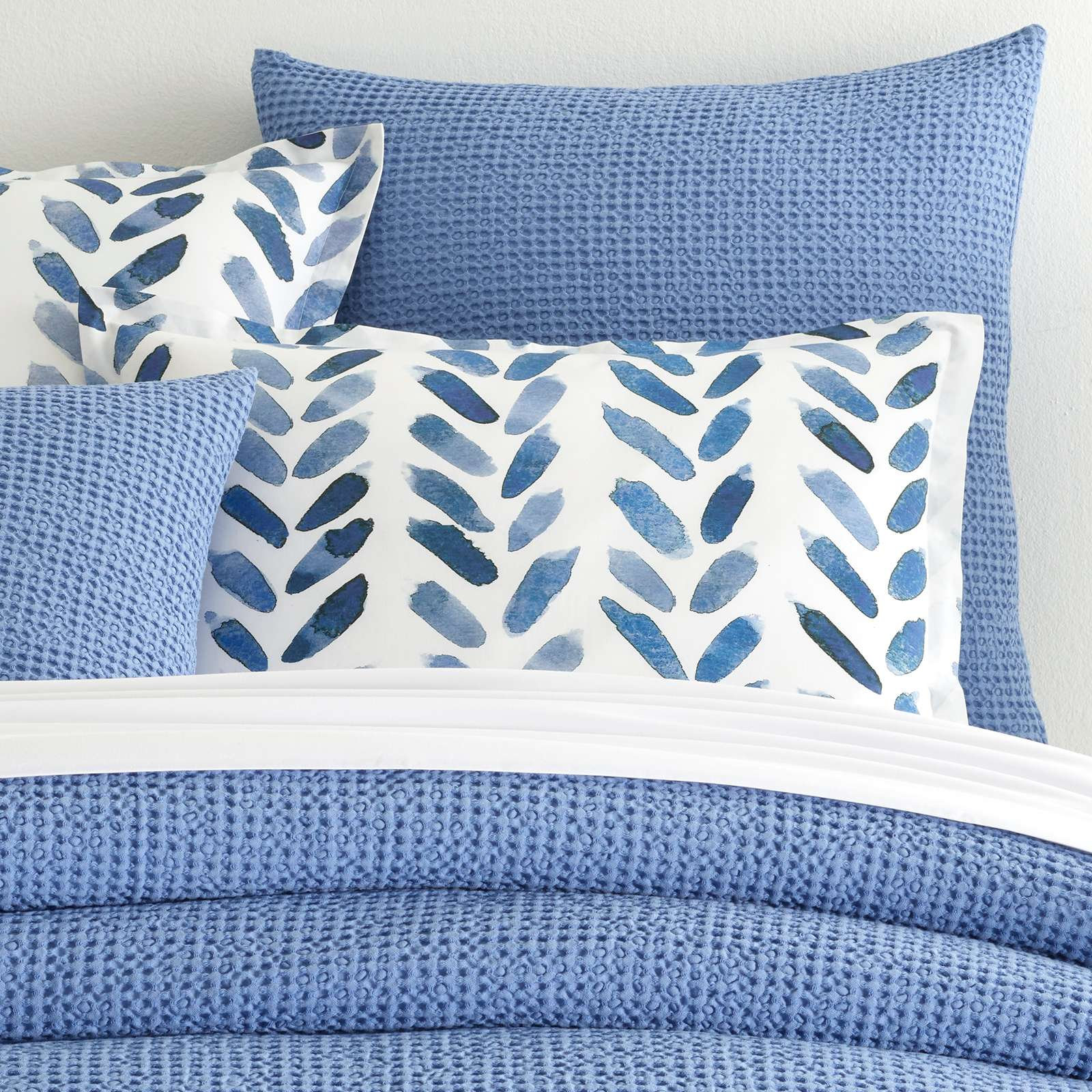 Bubble Shams, Standard, French Blue