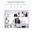 Miroir de salle de bain mural double HOMcom