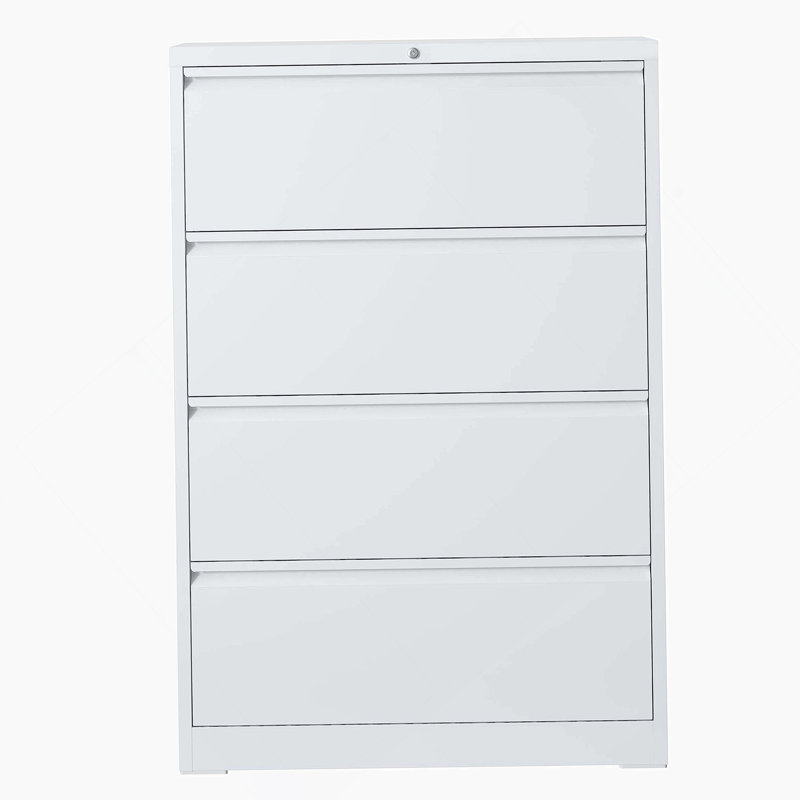 Functional And Secure Multi-Drawer Lateral File Cabinet For Home And Office, Ideal For Organizing Various Document Sizes