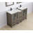 60" Double Bathroom Vanity with Top with Mirror-107174079