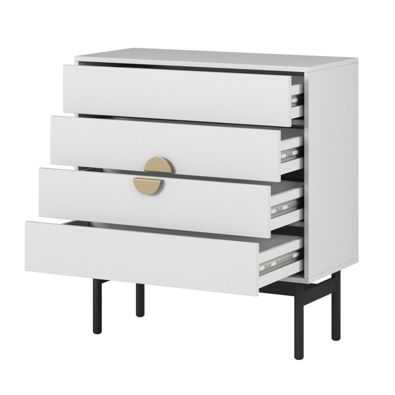 Beah 85cm W 4 - Drawer Chest of Drawers