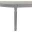 Banc rembourré capitonné beige clair Coastal