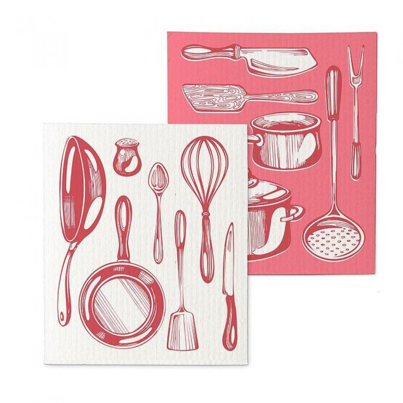 Ensemble de 2 torchons de cuisine