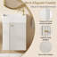 Meuble-lavabo flottant moderne de 18,5 po avec lavabo en résine - parfait pour les petites salles de bain, rangement à gauche