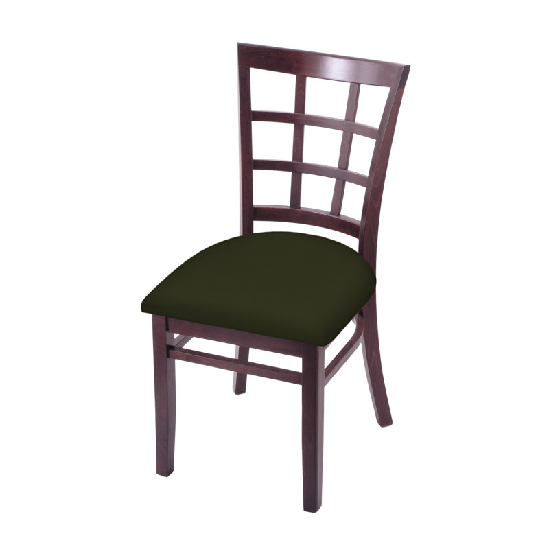 Hampton 18'' H Upholstered Beech Side Chair, Dark Cherry, Canter Pine