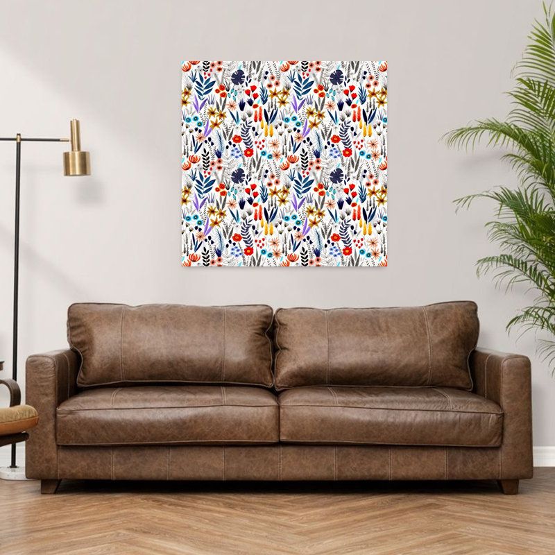 Art contemporain, art contemporain abstrait, H 36 po x l 36 po