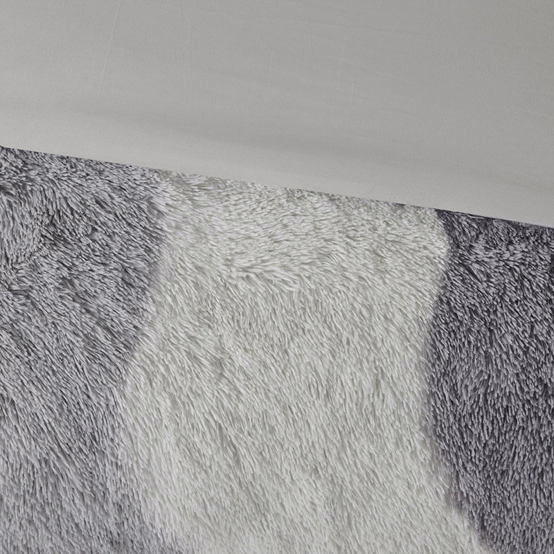 Ensemble d'édredon en fausse fourrure, Édredon simple TG