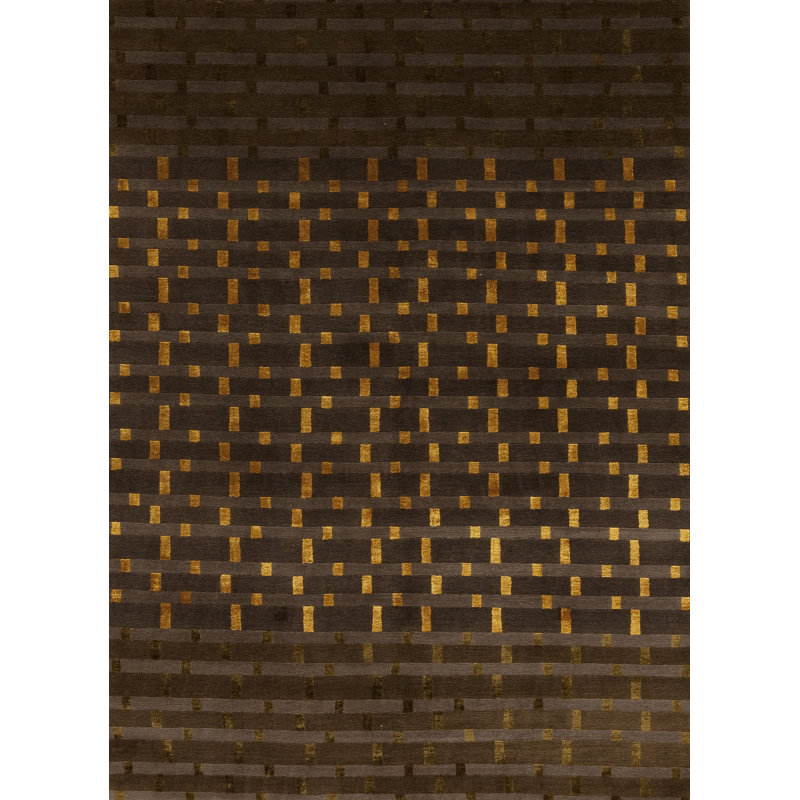Nepalese Zilka Wool & Silk One-of-a-Kind 5.8 X 7.8 Hand Knotted Area Rug