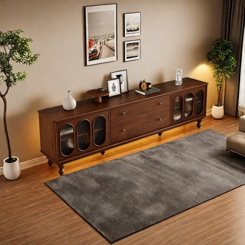 Meuble télé de style rétro, 78.74"