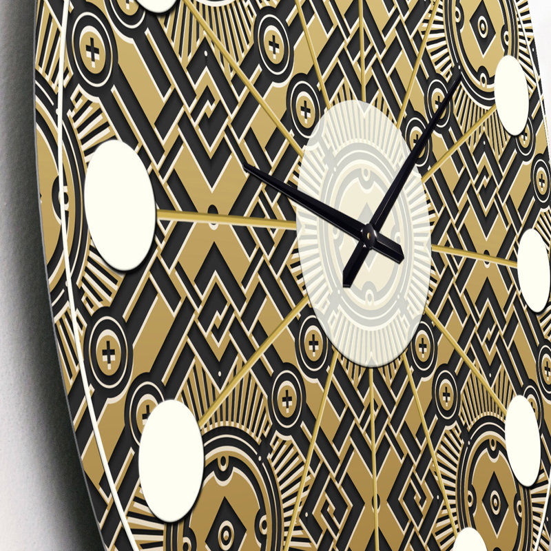 Horloge murale Golden Luxury, Petit